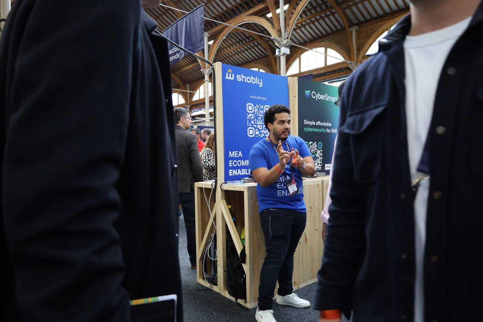The Shobly stand at SaaStock